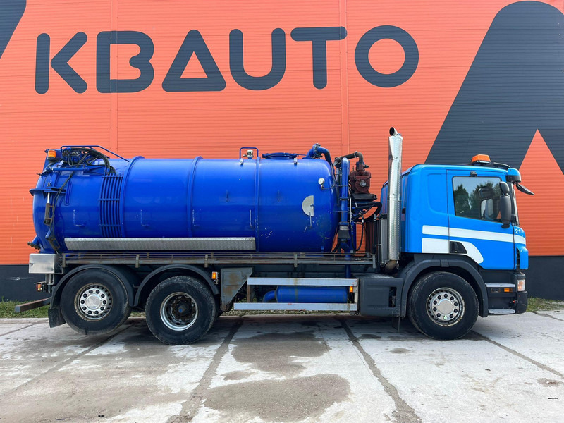Scania P 420 6x2*4 ADR TANK INTERCONSULT 14230 l / VACUUM Pagani MEC 8000 year 2017 - Szippantós autó: 4 kép. Scania P 420 6x2*4 ADR TANK INTERCONSULT 14230 l / VACUUM Pagani MEC 8000 year 2017 - Szippantós autó: 4 kép.