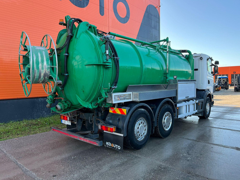 Scania R 124 6x2*4 TANK 1500 I + 13000 l / VACUUM Moro PM200 year 2015 / PRESSURE Pratissoli 500 bar / 200 l/min - Szippantós autó: 4 kép. Scania R 124 6x2*4 TANK 1500 I + 13000 l / VACUUM Moro PM200 year 2015 / PRESSURE Pratissoli 500 bar / 200 l/min - Szippantós autó: 4 kép.