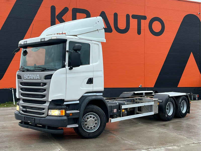 Scania R 450 6x4 CHASSIS L=8298 mm - Alvaz teherautó: 1 kép. Scania R 450 6x4 CHASSIS L=8298 mm - Alvaz teherautó: 1 kép.