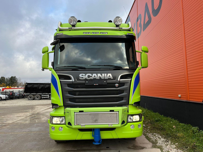 Scania R 520 8x2*6 EFFER 685/6S / WINCH / JIB CONNECTION / PLATFORM L=6423 mm - Platós teherautó, Darus autó: 3 kép. Scania R 520 8x2*6 EFFER 685/6S / WINCH / JIB CONNECTION / PLATFORM L=6423 mm - Platós teherautó, Darus autó: 3 kép.