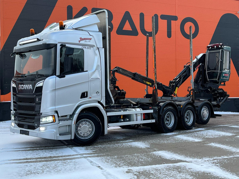 Scania R 520 8x4*4 RETARDER - Rönkszállító teherautó, Darus autó: 2 kép. Scania R 520 8x4*4 RETARDER - Rönkszállító teherautó, Darus autó: 2 kép.