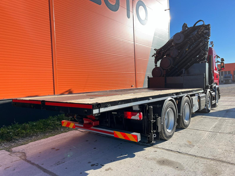 Scania R 520 8x4 COMBI / HIAB 1058E-8 + JIB / PLATFORM L=6269 mm - Platós teherautó, Darus autó: 5 kép. Scania R 520 8x4 COMBI / HIAB 1058E-8 + JIB / PLATFORM L=6269 mm - Platós teherautó, Darus autó: 5 kép.