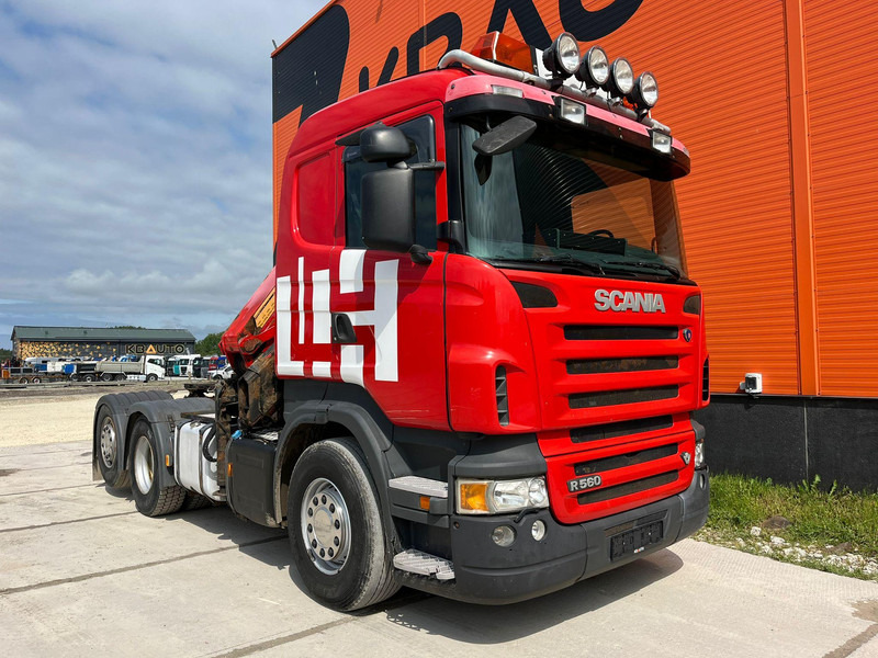 Scania R 560 6x2 HMF2220 K4 / RETARDER - Platós teherautó, Darus autó: 4 kép. Scania R 560 6x2 HMF2220 K4 / RETARDER - Platós teherautó, Darus autó: 4 kép.