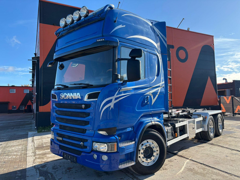 Scania R 620 6x4 MULTILIFT 20 ton / L=5400 mm / RETARDER - Horgos rakodó teherautó: 2 kép. Scania R 620 6x4 MULTILIFT 20 ton / L=5400 mm / RETARDER - Horgos rakodó teherautó: 2 kép.