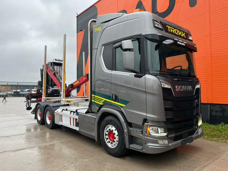 Scania R 650 6x4 RETARDER - Rönkszállító teherautó, Darus autó: 4 kép. Scania R 650 6x4 RETARDER - Rönkszállító teherautó, Darus autó: 4 kép.