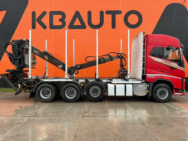 Volvo FH 16 600 8x4/4 FRESH TÜV - Rönkszállító teherautó, Darus autó: 5 kép. Volvo FH 16 600 8x4/4 FRESH TÜV - Rönkszállító teherautó, Darus autó: 5 kép.