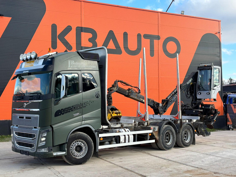 Volvo FH 16 650 6x4 Kesla 2110 / CHASSIS L=7223 mm - Rönkszállító teherautó, Darus autó: 1 kép. Volvo FH 16 650 6x4 Kesla 2110 / CHASSIS L=7223 mm - Rönkszállító teherautó, Darus autó: 1 kép.