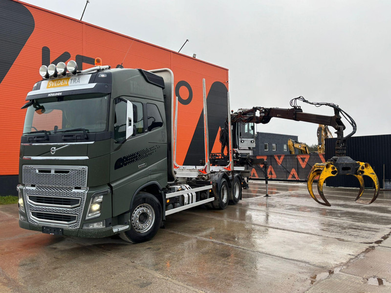 Volvo FH 16 650 6x4 Kesla 2110 / CHASSIS L=7223 mm - Rönkszállító teherautó, Darus autó: 2 kép. Volvo FH 16 650 6x4 Kesla 2110 / CHASSIS L=7223 mm - Rönkszállító teherautó, Darus autó: 2 kép.