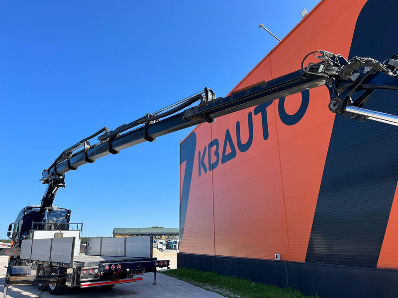 Platós teherautó, Darus autó Volvo FH 16 650 8x2*6 HMF 6020K-RC + JIB / PLATFORM L=6344 mm: 11 kép.