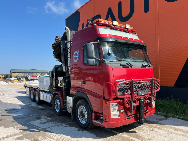 Volvo FH 480 8x4 HIAB 1055E-8 / WINCH / PLATFORM L=6928 mm - Platós teherautó, Darus autó: 4 kép. Volvo FH 480 8x4 HIAB 1055E-8 / WINCH / PLATFORM L=6928 mm - Platós teherautó, Darus autó: 4 kép.