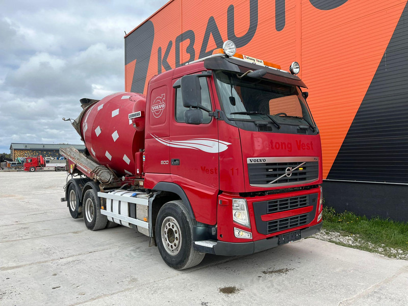 Volvo FH 500 6x2 LIEBHERR 7 m3 / CHUTE 9 m / RETARDER / BIG AXLE - Betonmixer: 2 kép. Volvo FH 500 6x2 LIEBHERR 7 m3 / CHUTE 9 m / RETARDER / BIG AXLE - Betonmixer: 2 kép.