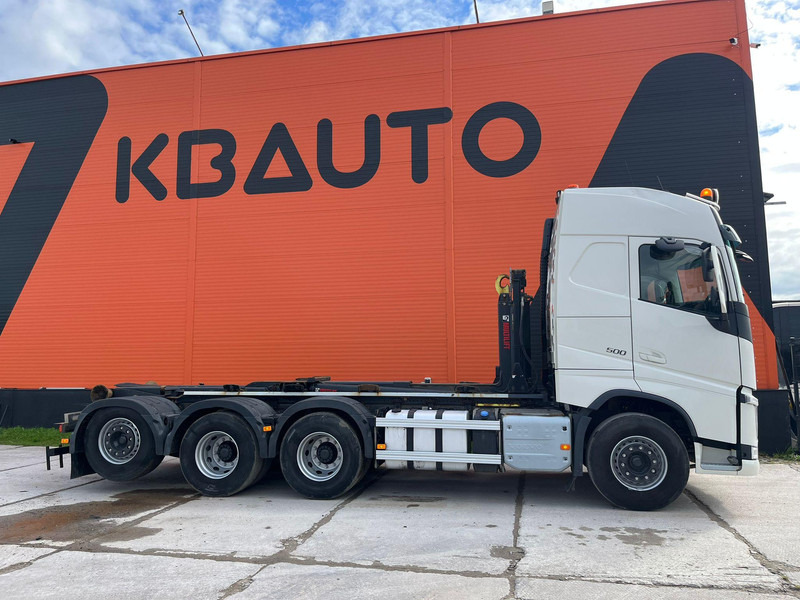 Volvo FH 500 8x4*4 HIAB XR 24 ton / L=5800 mm - Horgos rakodó teherautó: 4 kép. Volvo FH 500 8x4*4 HIAB XR 24 ton / L=5800 mm - Horgos rakodó teherautó: 4 kép.