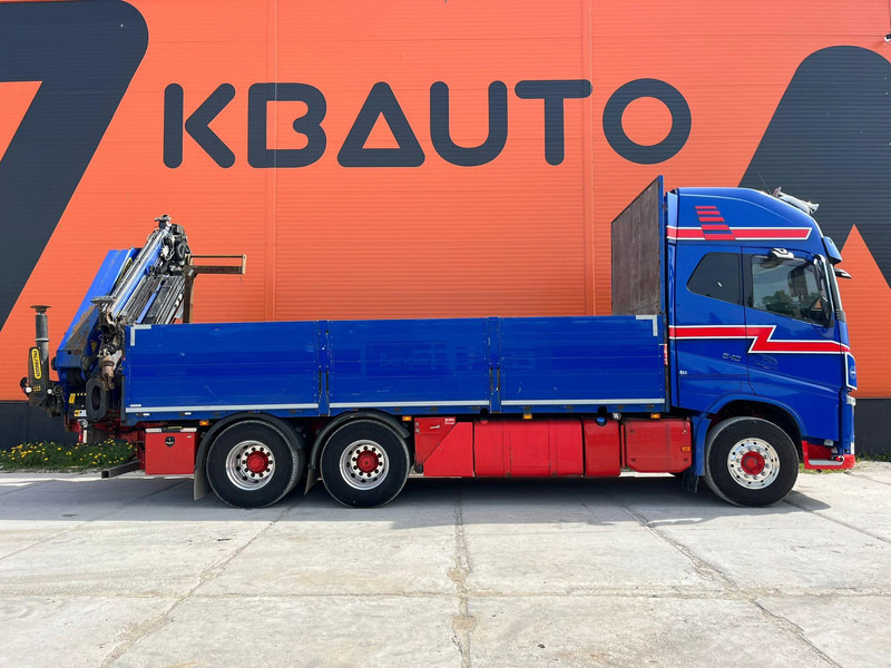 Volvo FH 540 6x4 PK26002 + JIB / PLATFORM L=6424 mm - Platós teherautó, Darus autó: 5 kép. Volvo FH 540 6x4 PK26002 + JIB / PLATFORM L=6424 mm - Platós teherautó, Darus autó: 5 kép.