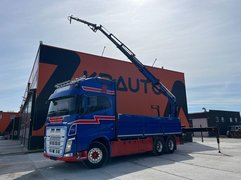 Volvo FH 540 6x4 PK26002 + JIB / PLATFORM L=6424 mm - Platós teherautó, Darus autó: 1 kép. Volvo FH 540 6x4 PK26002 + JIB / PLATFORM L=6424 mm - Platós teherautó, Darus autó: 1 kép.