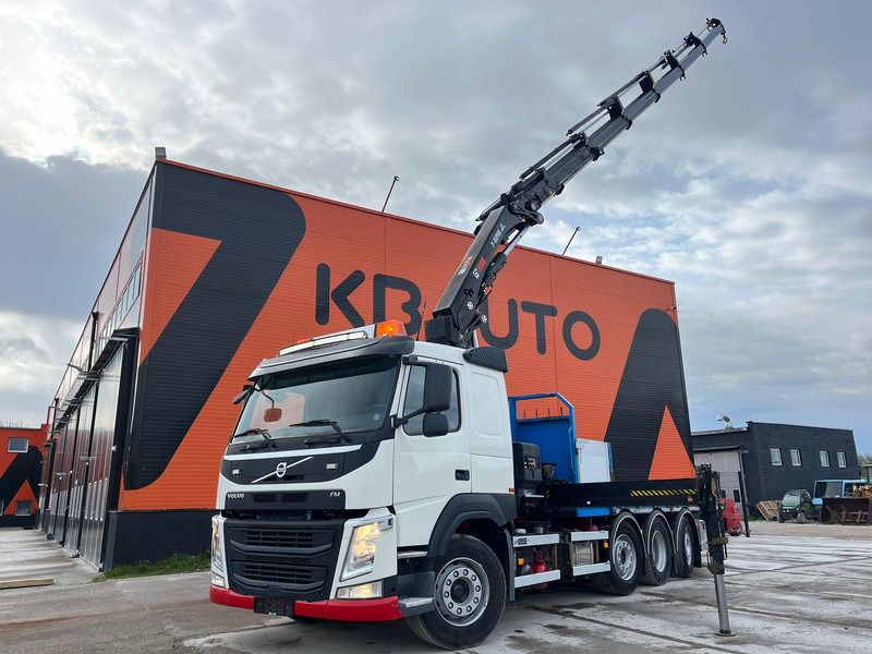 Volvo FM 460 8x2*6 HIAB 302E-6 / PLATFORM L=6721 mm - Platós teherautó, Darus autó: 1 kép. Volvo FM 460 8x2*6 HIAB 302E-6 / PLATFORM L=6721 mm - Platós teherautó, Darus autó: 1 kép.