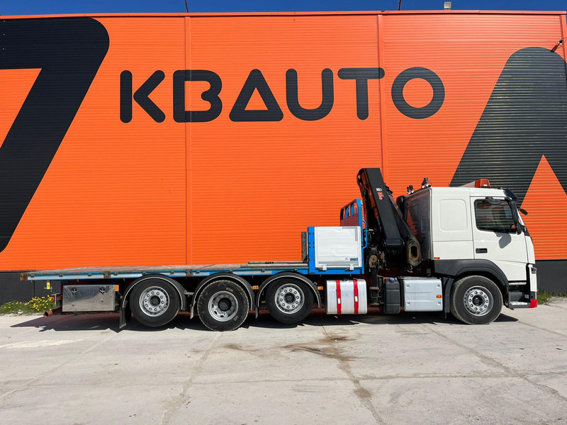 Volvo FM 460 8x2*6 HIAB 302E-6 / PLATFORM L=6721 mm - Platós teherautó, Darus autó: 5 kép. Volvo FM 460 8x2*6 HIAB 302E-6 / PLATFORM L=6721 mm - Platós teherautó, Darus autó: 5 kép.