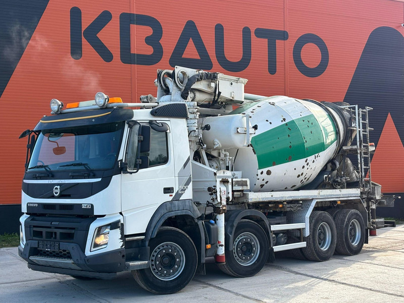 Volvo FMX 500 8x4 PUMI 24-3 - 24 m - 2303 hours / 7 m3 / FULL STEEL - Betonpumpa: 2 kép. Volvo FMX 500 8x4 PUMI 24-3 - 24 m - 2303 hours / 7 m3 / FULL STEEL - Betonpumpa: 2 kép.