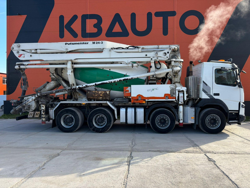 Betonmixer Volvo FMX 500 8x4 PUMI 24-3 - 24 m - 2303 hours / 7 m3 / FULL STEEL: 5 kép.