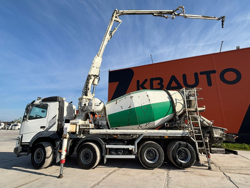 Betonmixer Volvo FMX 500 8x4 PUMI 24-3 - 24 m - 2303 hours / 7 m3 / FULL STEEL: 10 kép.