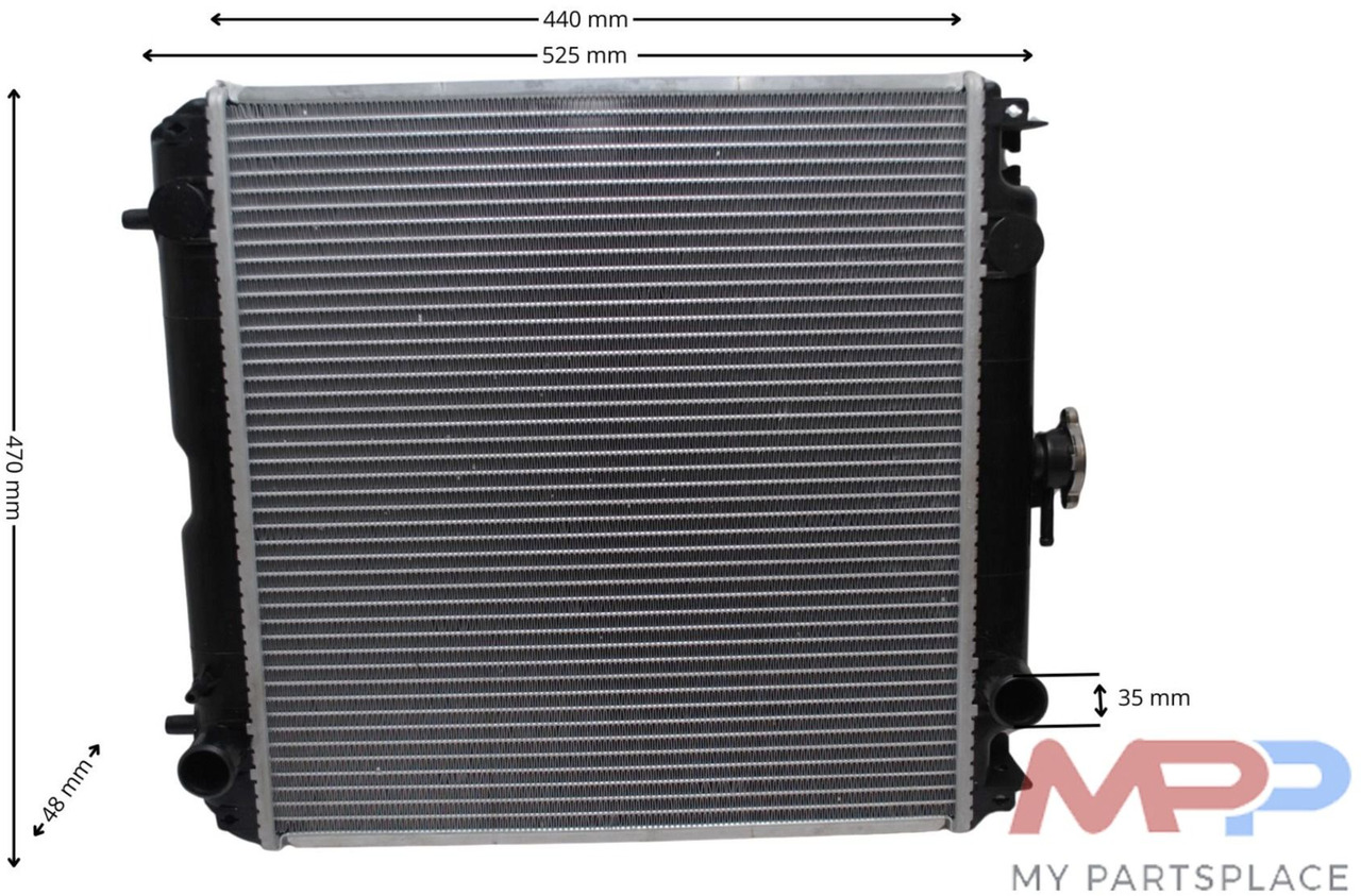Kubota Radiator Yanmar 3TNV88 129242-44500 - Motor: 3 kép. Kubota Radiator Yanmar 3TNV88 129242-44500 - Motor: 3 kép.