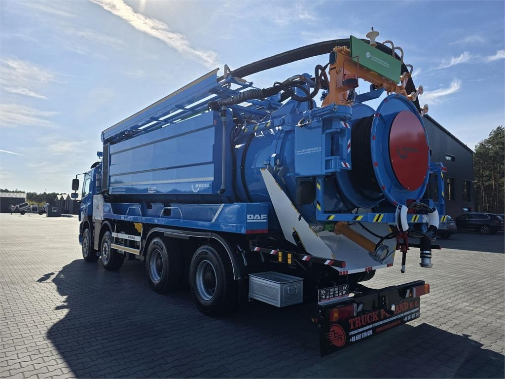 DAF WUKO KROLL 2 x URACA KOMBI FOR SEWER CLEANING  - Szippantós autó: 5 kép. DAF WUKO KROLL 2 x URACA KOMBI FOR SEWER CLEANING  - Szippantós autó: 5 kép.