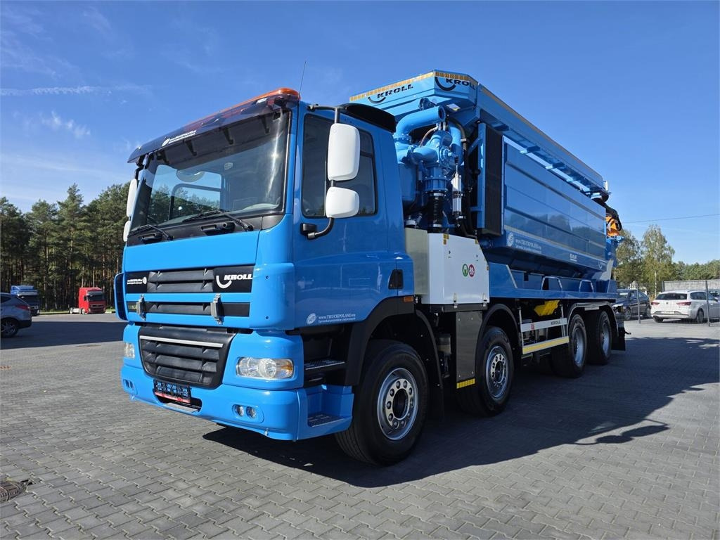 DAF WUKO KROLL 2 x URACA KOMBI FOR SEWER CLEANING - Szippantós autó: 3 kép. DAF WUKO KROLL 2 x URACA KOMBI FOR SEWER CLEANING - Szippantós autó: 3 kép.