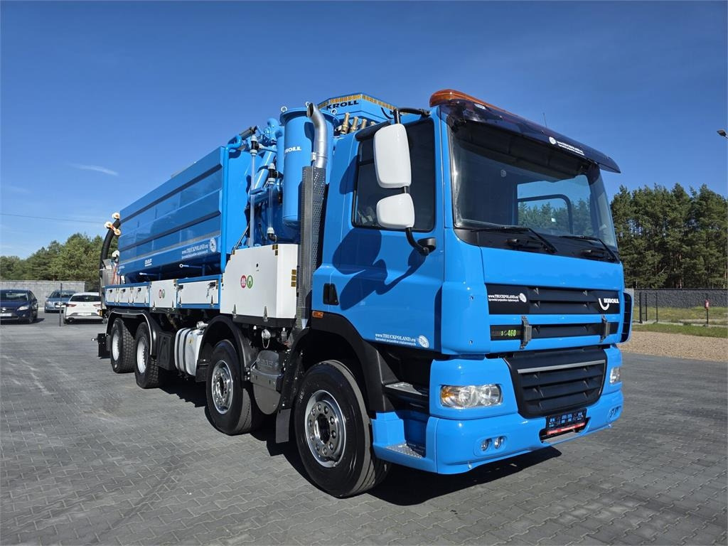 DAF WUKO KROLL 2 x URACA KOMBI FOR SEWER CLEANING - Szippantós autó: 2 kép. DAF WUKO KROLL 2 x URACA KOMBI FOR SEWER CLEANING - Szippantós autó: 2 kép.