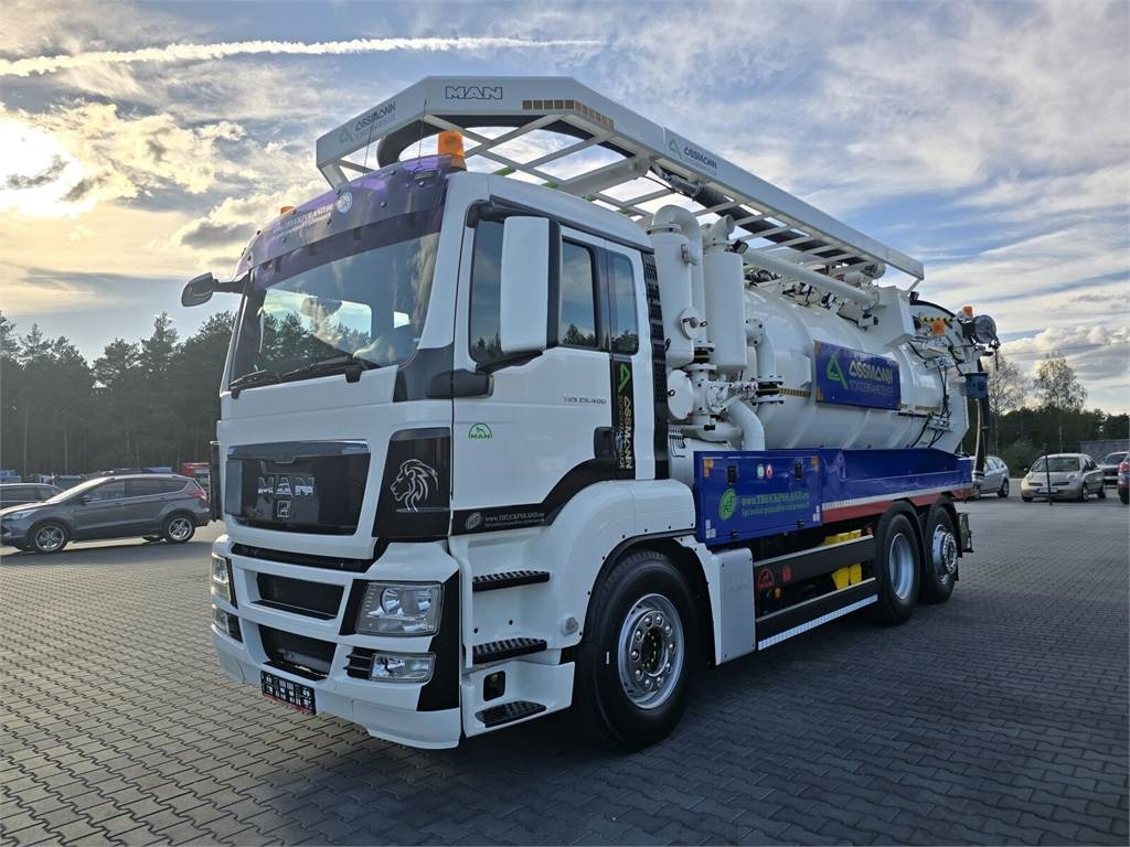 MAN ASSMANN ADR KOMBI FOR CLEANING CANALS WUKO - Szippantós autó: 3 kép. MAN ASSMANN ADR KOMBI FOR CLEANING CANALS WUKO - Szippantós autó: 3 kép.