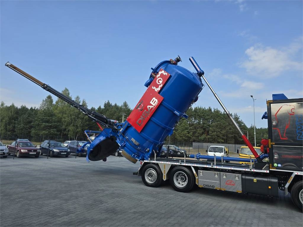 Szippantós autó MAN Disab Centurion P210/9 ADR Vacuum suction-blowing: 36 kép.