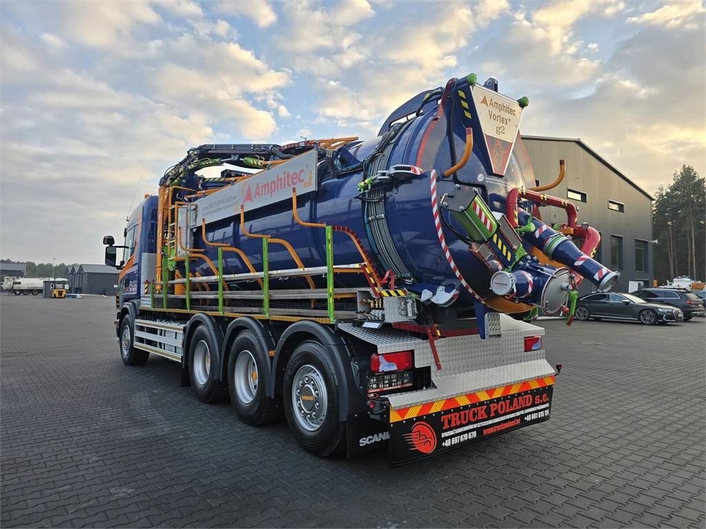 Scania Amphitec VORTEX G2 ATEX suction and blowing vacuum - Szippantós autó: 5 kép. Scania Amphitec VORTEX G2 ATEX suction and blowing vacuum - Szippantós autó: 5 kép.