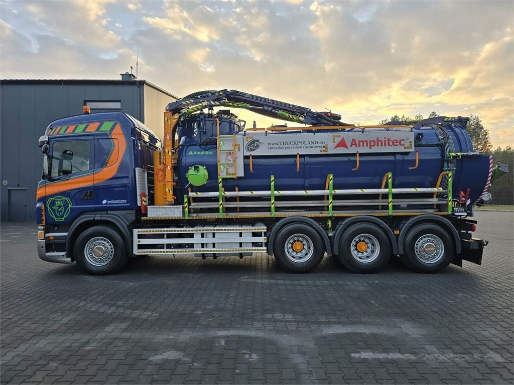 Scania Amphitec VORTEX G2 ATEX suction and blowing vacuum - Szippantós autó: 4 kép. Scania Amphitec VORTEX G2 ATEX suction and blowing vacuum - Szippantós autó: 4 kép.