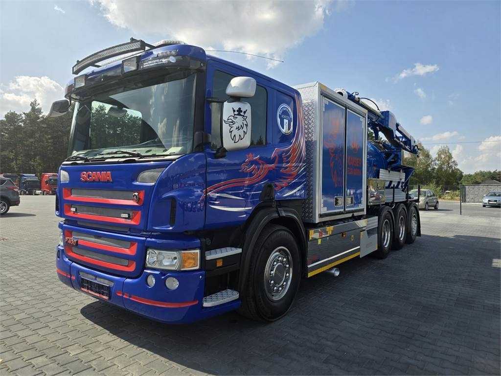 Scania KAISER EUR-MARK PL 8 Vacuum suction-blowing loader - Kotrógép: 3 kép. Scania KAISER EUR-MARK PL 8 Vacuum suction-blowing loader - Kotrógép: 3 kép.