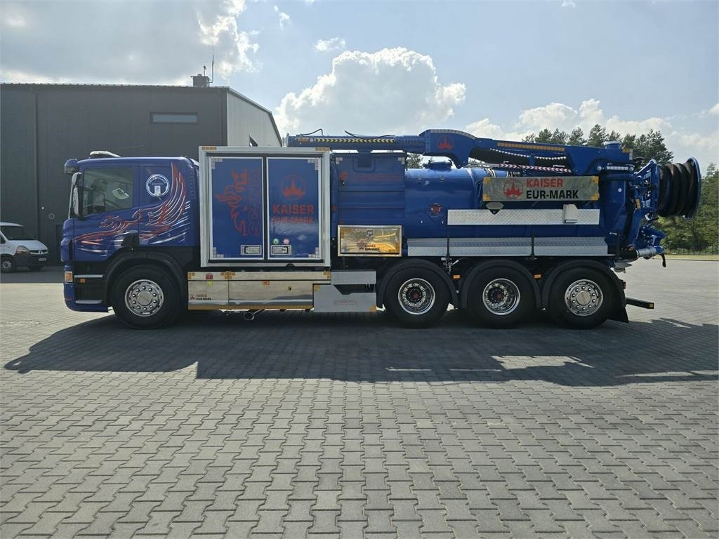 Scania KAISER EUR-MARK PL 8 Vacuum suction-blowing loader  - Szippantós autó: 4 kép. Scania KAISER EUR-MARK PL 8 Vacuum suction-blowing loader  - Szippantós autó: 4 kép.