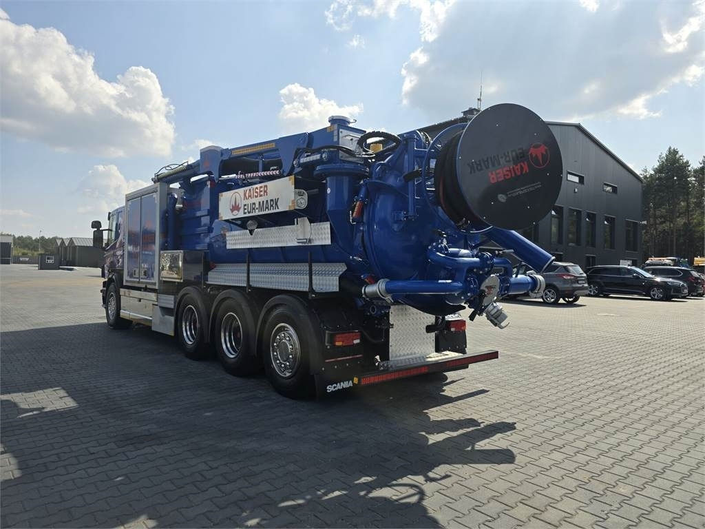 Scania KAISER EUR-MARK PL 8 Vacuum suction-blowing loader - Kotrógép: 5 kép. Scania KAISER EUR-MARK PL 8 Vacuum suction-blowing loader - Kotrógép: 5 kép.