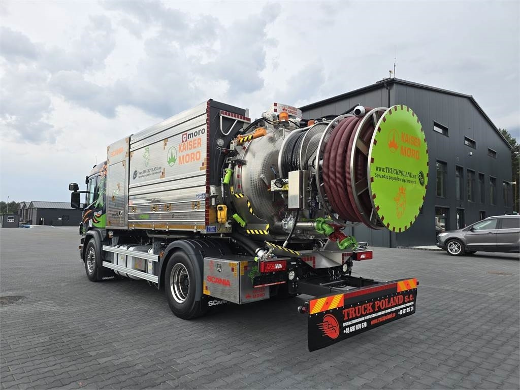 Scania MORO KAISER WUKO COMBI HOT WATER FOR CLEANING SEWE - Szippantós autó: 5 kép. Scania MORO KAISER WUKO COMBI HOT WATER FOR CLEANING SEWE - Szippantós autó: 5 kép.