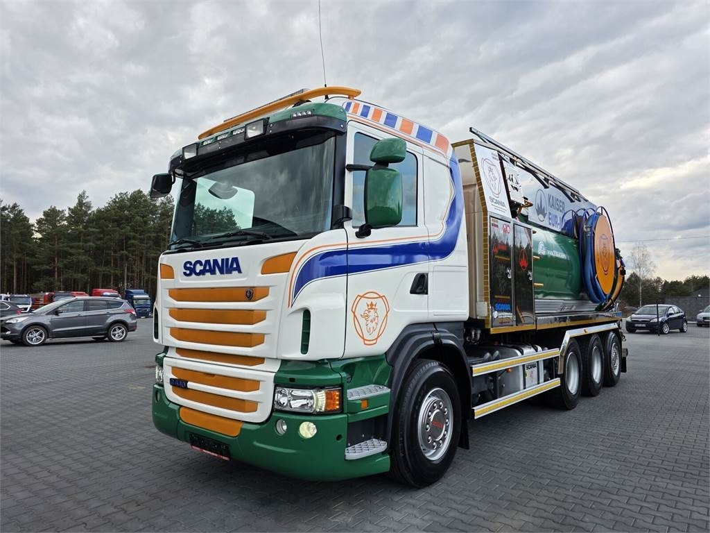 Scania WUKO KAISER EUR-MARK PKL 12.8 FOR CLEANING CANALS - Szippantós autó: 3 kép. Scania WUKO KAISER EUR-MARK PKL 12.8 FOR CLEANING CANALS - Szippantós autó: 3 kép.