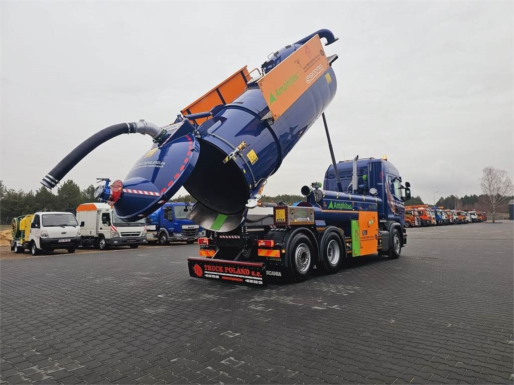 Scania Amphitec VORTEX ATEX EURO 6 vacuum suction loader - Többcélú/ Speciális jármű: 1 kép. Scania Amphitec VORTEX ATEX EURO 6 vacuum suction loader - Többcélú/ Speciális jármű: 1 kép.