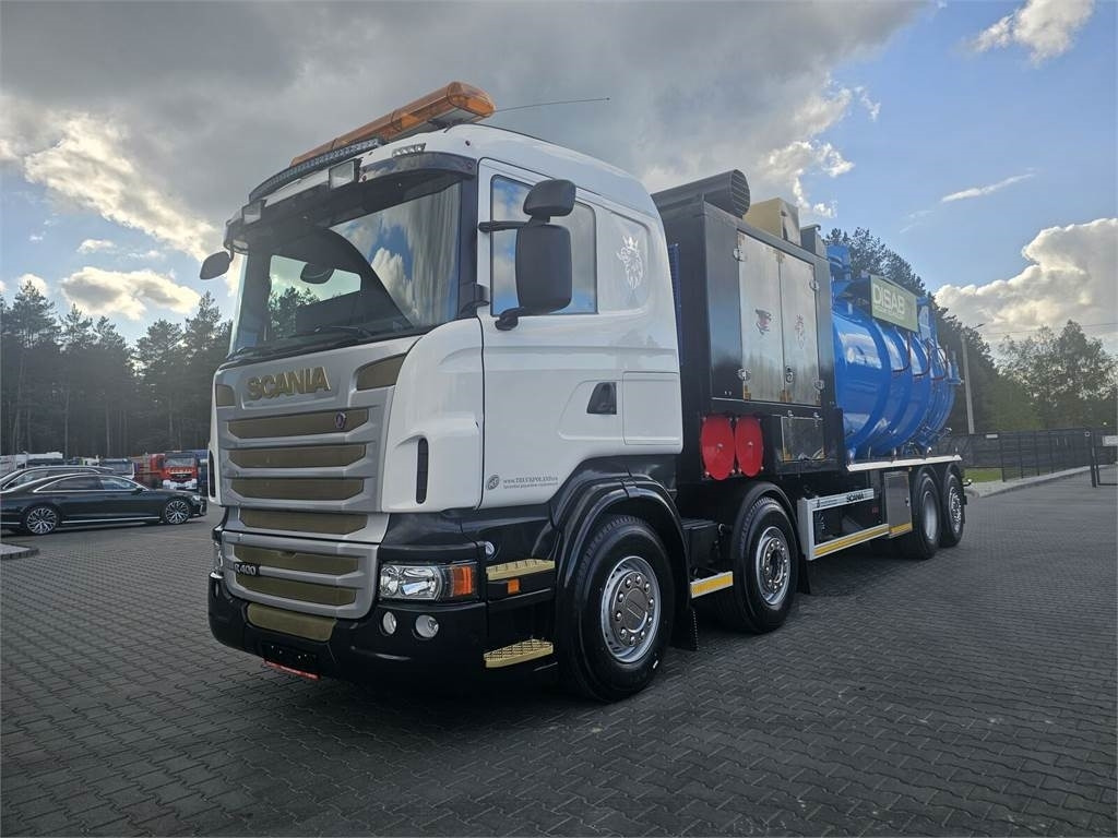 Scania Disab Centurion P210/8 Vacuum suction loader - Többcélú/ Speciális jármű: 3 kép. Scania Disab Centurion P210/8 Vacuum suction loader - Többcélú/ Speciális jármű: 3 kép.