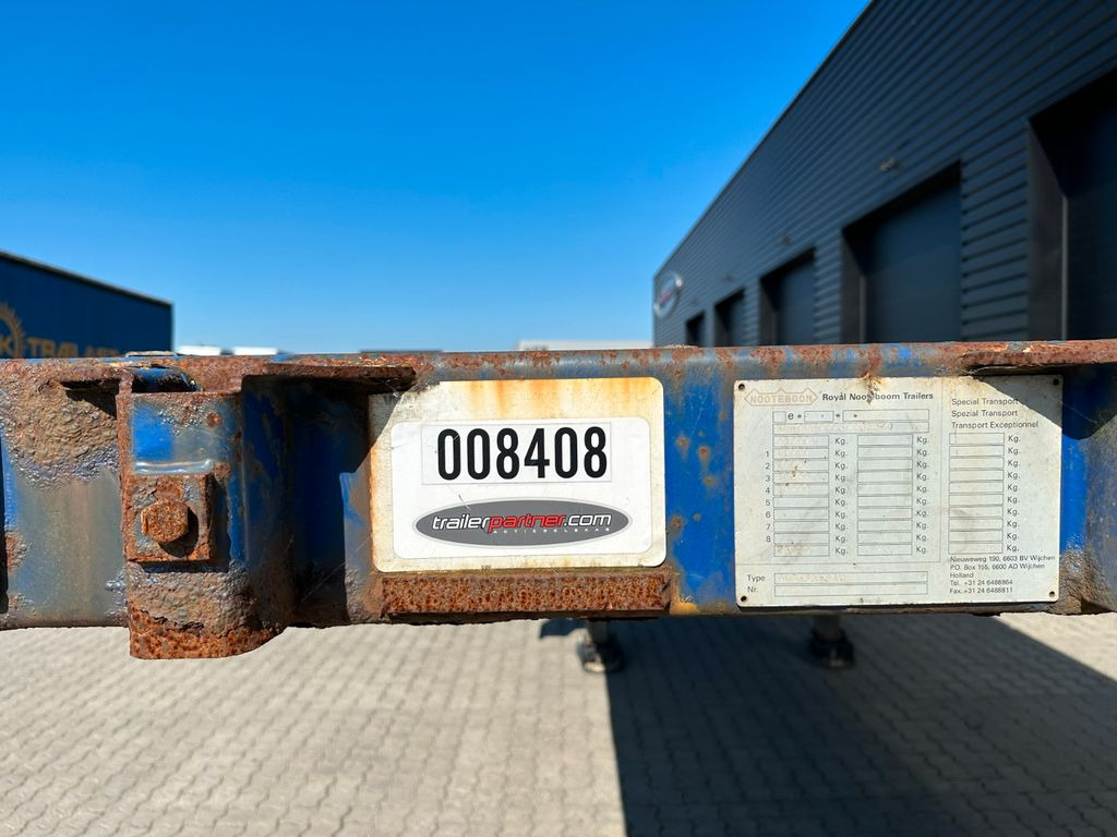 Nooteboom 4 achs tele / 3 x ausziehbar / 48.000 mm - Platós félpótkocsi: 5 kép. Nooteboom 4 achs tele / 3 x ausziehbar / 48.000 mm - Platós félpótkocsi: 5 kép.