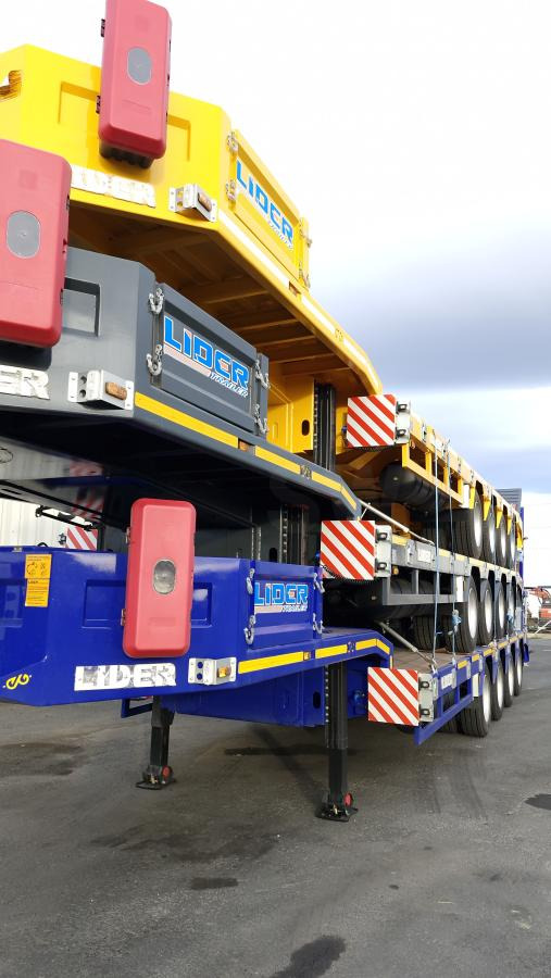Lider trailer (Export Afrique) Porte-Char lames 4 essieux - Félpótkocsi mélybölcsős: 5 kép. Lider trailer (Export Afrique) Porte-Char lames 4 essieux - Félpótkocsi mélybölcsős: 5 kép.