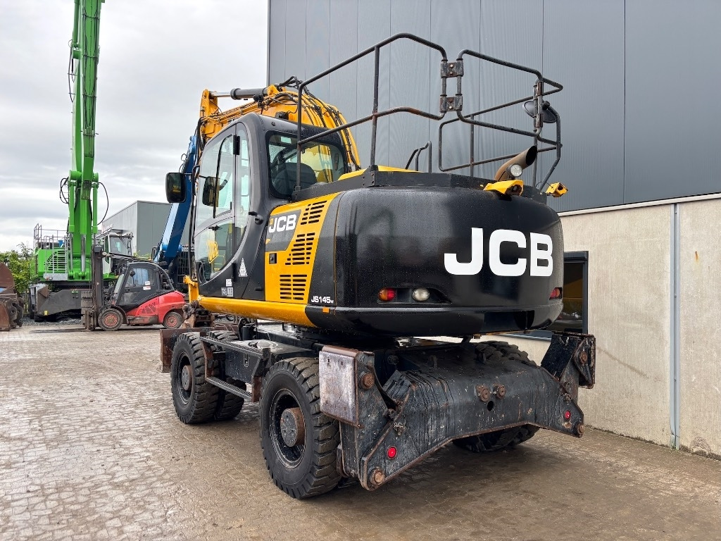 JCB JS 145 W - 160 W - Gumikerekes kotró: 4 kép. JCB JS 145 W - 160 W - Gumikerekes kotró: 4 kép.
