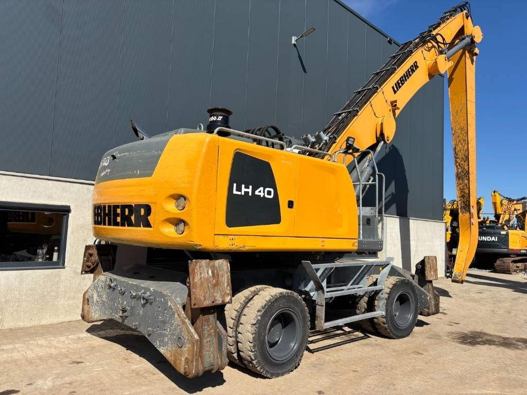 Hulladék kotró Liebherr LH 40 -- LH40 -- 20kw mozelt generator: 7 kép.