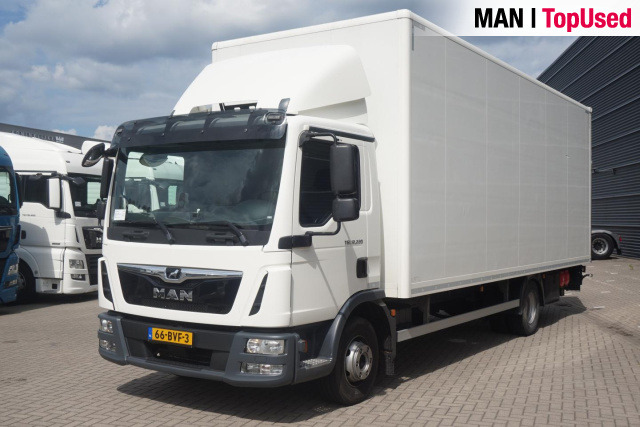 MAN TGL 12.220 4X2 BL / Koffer LBW - Dobozos felépítményű teherautó: 1 kép. MAN TGL 12.220 4X2 BL / Koffer LBW - Dobozos felépítményű teherautó: 1 kép.