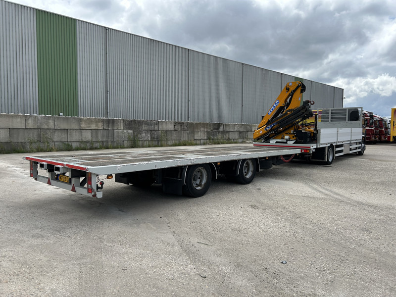 DAF LF 320 FA 19T + Burg BPM 0018 Trailer / Effer 175.2/c3s Crane / NL Combi - Platós teherautó, Darus autó: 3 kép. DAF LF 320 FA 19T + Burg BPM 0018 Trailer / Effer 175.2/c3s Crane / NL Combi - Platós teherautó, Darus autó: 3 kép.