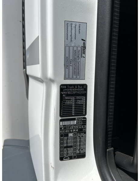 Hűtős teherautó MAN TGM 18.250 / Carrier Koeler -30 gr / Chereau Frigobox / Laadklep / APK 06-26: 15 kép.