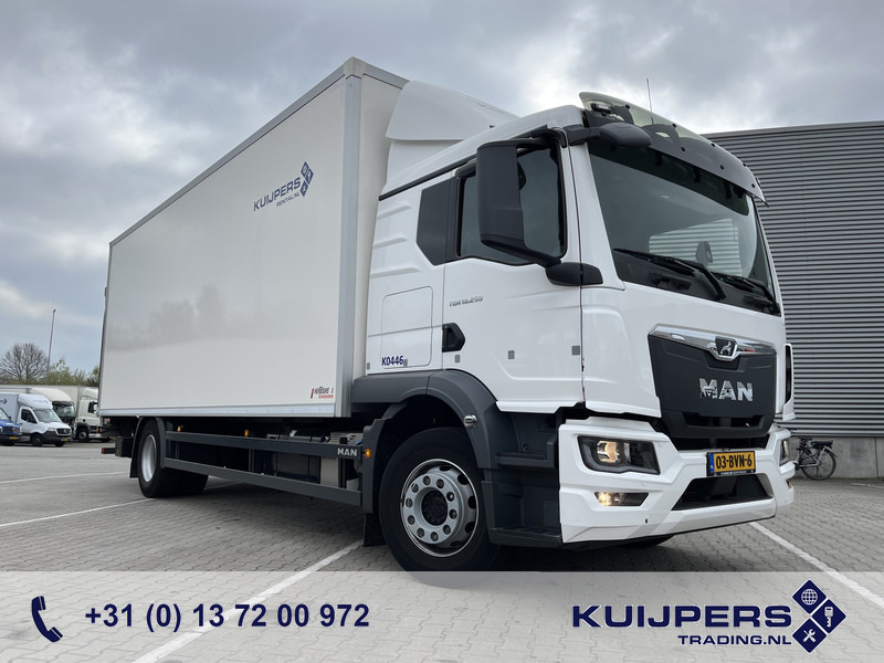 MAN TGM 18.250 TN / 18 Ton / 2023 / Box 7.5 mtr / Laadklep 2000 kg - Dobozos felépítményű teherautó: 1 kép. MAN TGM 18.250 TN / 18 Ton / 2023 / Box 7.5 mtr / Laadklep 2000 kg - Dobozos felépítményű teherautó: 1 kép.