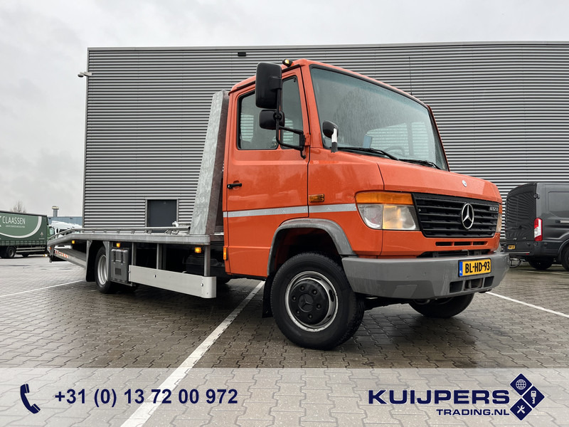 Mercedes-Benz Vario 612 D / Car - Machine Transporter 570 cm / Winch / Ramps / NL Truck - Autószállító teherautó: 1 kép. Mercedes-Benz Vario 612 D / Car - Machine Transporter 570 cm / Winch / Ramps / NL Truck - Autószállító teherautó: 1 kép.