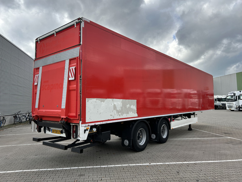 Pacton B2-001 / Box / Loadlift 2500 kg / BPW Drum / NL Trailer - Félpótkocsi dobozos: 2 kép. Pacton B2-001 / Box / Loadlift 2500 kg / BPW Drum / NL Trailer - Félpótkocsi dobozos: 2 kép.