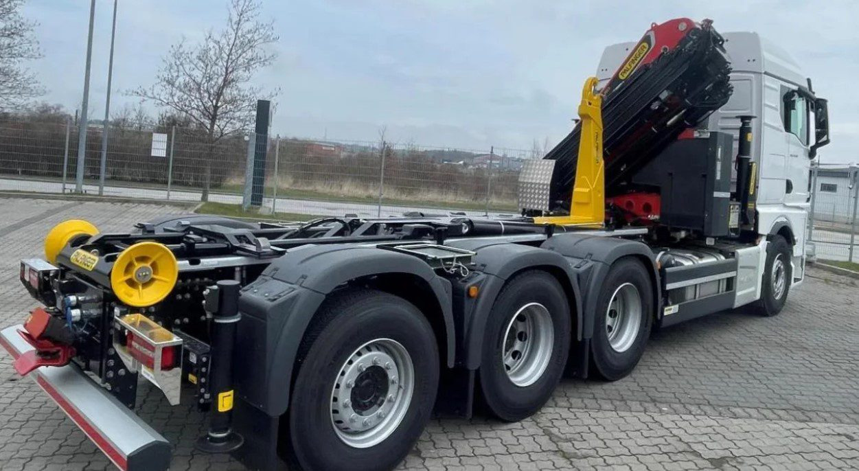 MAN TGS 35.510 8×4 Tridem kranväxlare Palfinger - Horgos rakodó teherautó, Darus autó: 4 kép. MAN TGS 35.510 8×4 Tridem kranväxlare Palfinger - Horgos rakodó teherautó, Darus autó: 4 kép.