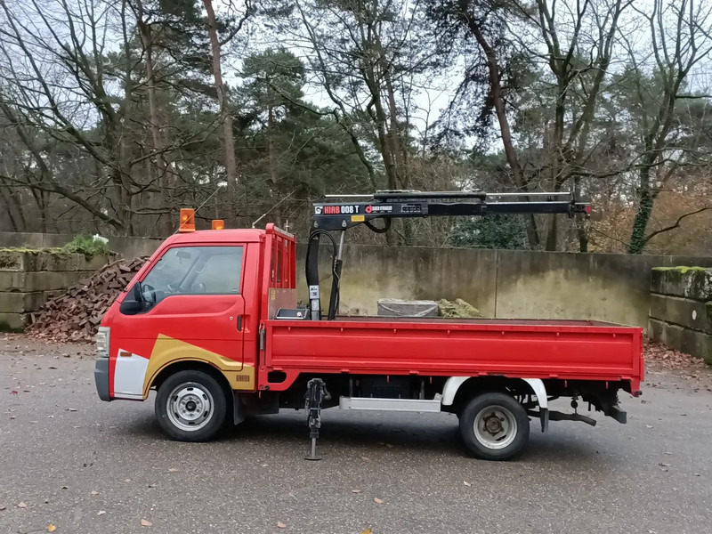 Mazda E2200 Pick-Up met laadkraan Hiab 008T - Platós pótkocsi: 1 kép. Mazda E2200 Pick-Up met laadkraan Hiab 008T - Platós pótkocsi: 1 kép.